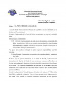 EL PRINCIPIO DE LEGALDAD