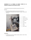 DESARROLLO DE LA PRUEBA DE DUREZA VICKERS EN LA MAQUINA AKASHI CON CAPACIDAD DE 50KG