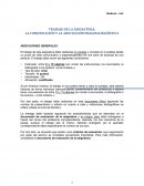TRABAJO DE LA ASIGNATURA: LA COMUNICACIÓN Y LA ADECUACIÓN PRAGMALINGÜÍSTICA. INDICACIONES GENERALES