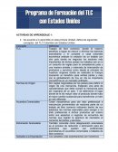 Actividad de aprendizaje TLC Colombia con Estados Unidos