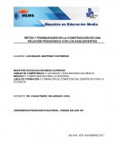 RETOS Y POSIBILIDADES EN LA CONSTRUCCIÓN DE UNA RELACIÓN PEDAGÓGICA CON LOS ADOLESCENTES