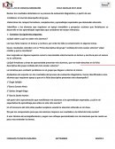 Revisar los resultados obtenidos en su proceso de evaluación diagnóstica y a partir de eso