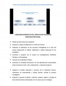 FUNCIONES GENERALES DEL SERVICIO DE POLICÍA DE INVESTIGACIÓN PENAL
