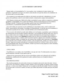 COMO SE DA LAS TIC RIESGOS Y ADICCIONES. Página 1