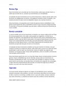 Inversiones de Renta Fija y Renta Variable