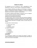 TEORÍA DE JUEGOS. ANÁLISIS DE SITUACIONES ESTRATÉGICAS