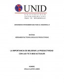 LA IMPORTANCIA DE MEJORAR LA PRODUCTIVIDAD