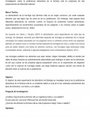 Investigación sobre la preferencia alimenticia de la formica rufa en presencia de dos preparaciones de diferentes sabores