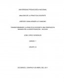 TRANSFORMANDO LA PRACTICA DOCENTE UNA PROPUESTA BASADA EN LA INVESTIGACION – ACCION