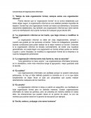 Características de Organizaciones Informales