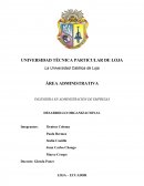 DESARROLLO ORGANIZACIONAL Esquema para el desarrollo del diagnóstico de la organización