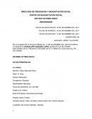 A que se debe el Informe victimologico