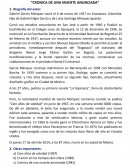 ANALISIS DE CRONICA DE UNA MUERTE ANUNCIADA - GABRIEL GARCIA MARQUEZ