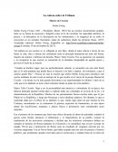 Ensayo la cabeza sobre la tribuna