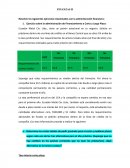 Ejercicios relacionados con la administración financiera: