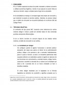 Concusión . TIPICIDAD OBJETIVA