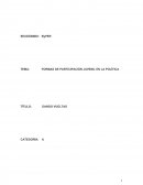 FORMAS DE PARTICIPACION JUVENIL EN LA POLITICA