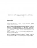 DESCRIPCION Y DISEÑO DE LOS SUBPROCESOS DE LA GESTION DEL TALENTO HUMANO