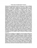 Ensayo sobre el presidencialismo mexicano