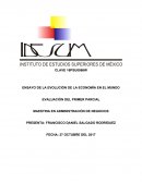 ENSAYO DE LA EVOLUCIÓN DE LA ECONOMÍA EN EL MUNDO