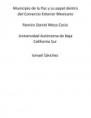 Municipio de la Paz y su papel dentro del Comercio Exterior Mexicano