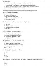 Prueba MATEMÁTICA. Página 1
