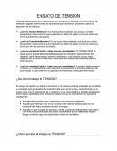 ENSAYO DE TENSIÓN MECANICA