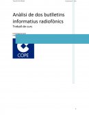 Anàlisi de dos butlletins informatius radiofònics