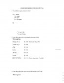 COSTO DE PRODUCCIÓN DE NÉCTAR