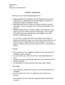 Starbucks usa este tipo de departamentizacion: Principios de Administración