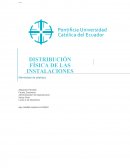 Mermeladas Distribución física de las instalaciones