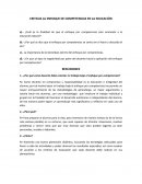 Criticas al enfoque de competencias en la eduacción