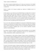 Trabajo: Análisis de la habilidad social