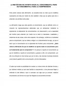 LA METÁFORA NO APORTA NADA AL CONOCIMIENTO, PERO ES FUNDAMENTAL PARA LA COMPRENSIÓN