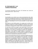 EL PSICOANÁLISIS Y LAS TEORÍAS FREUDIANAS