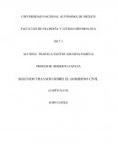 SEGUNDO TRATADO SOBRE EL GOBIERNO CIVIL
