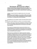 Ensayo “Revolución silenciosa de la mujer”