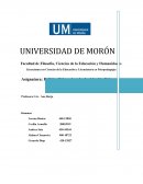 Asignatura: Política Educacional y legislación Educativa