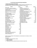 TALLER ESTRUCTURACION ESTADOS FINANCIEROS