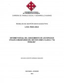 INFORME PARCIAL DEL CONOCIMIENTO DE LOS ESPACIOS VITALES COMUNITARIOS DEL SECTOR CISNE 2 CLUB # 4 “TIA ROSALBA”