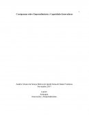 Crucigramas sobre Emprendimiento y Capacidades Innovadoras