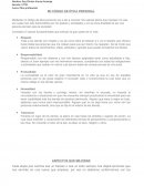 CÓDIGO DE ÉTICA PERSONAL