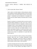 CUESTIONARIO DE PREGUNTAS LECTURA: JUPITER, HERCULES, Y HERMES: TRES MODELOS DE JUECES