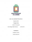 Administracion. Planificación y toma de decisiones