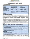 PROGRAMA DE ASIGNATURA – SÍLABO- PRESENCIAL