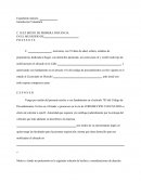 Jurisdicción Voluntaria de requerimiento judicial