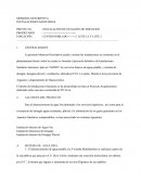 PROYECTO	: INSTALACIÓN DE ESTACIÓN DE SERVICIOS