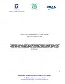 PROYECTO DE BASES DE OFERTA ELECTRONICA