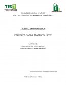 PROYECTO: TACOS ÁRABES “EL HAYE”