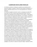 Albergues escolares rurales